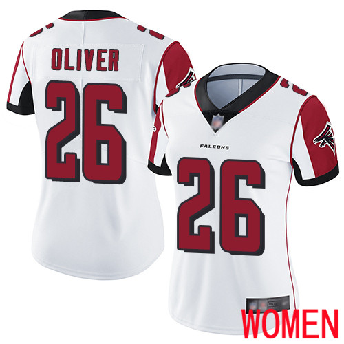 Atlanta Falcons Limited White Women Isaiah Oliver Road Jersey NFL Football 26 Vapor Untouchable